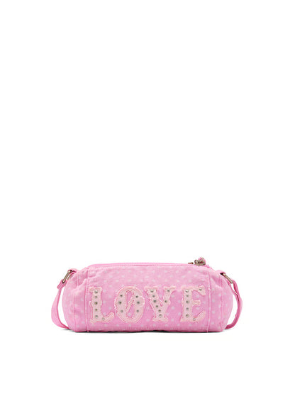 Canvas Rolled Duffle Shoulder Bag
