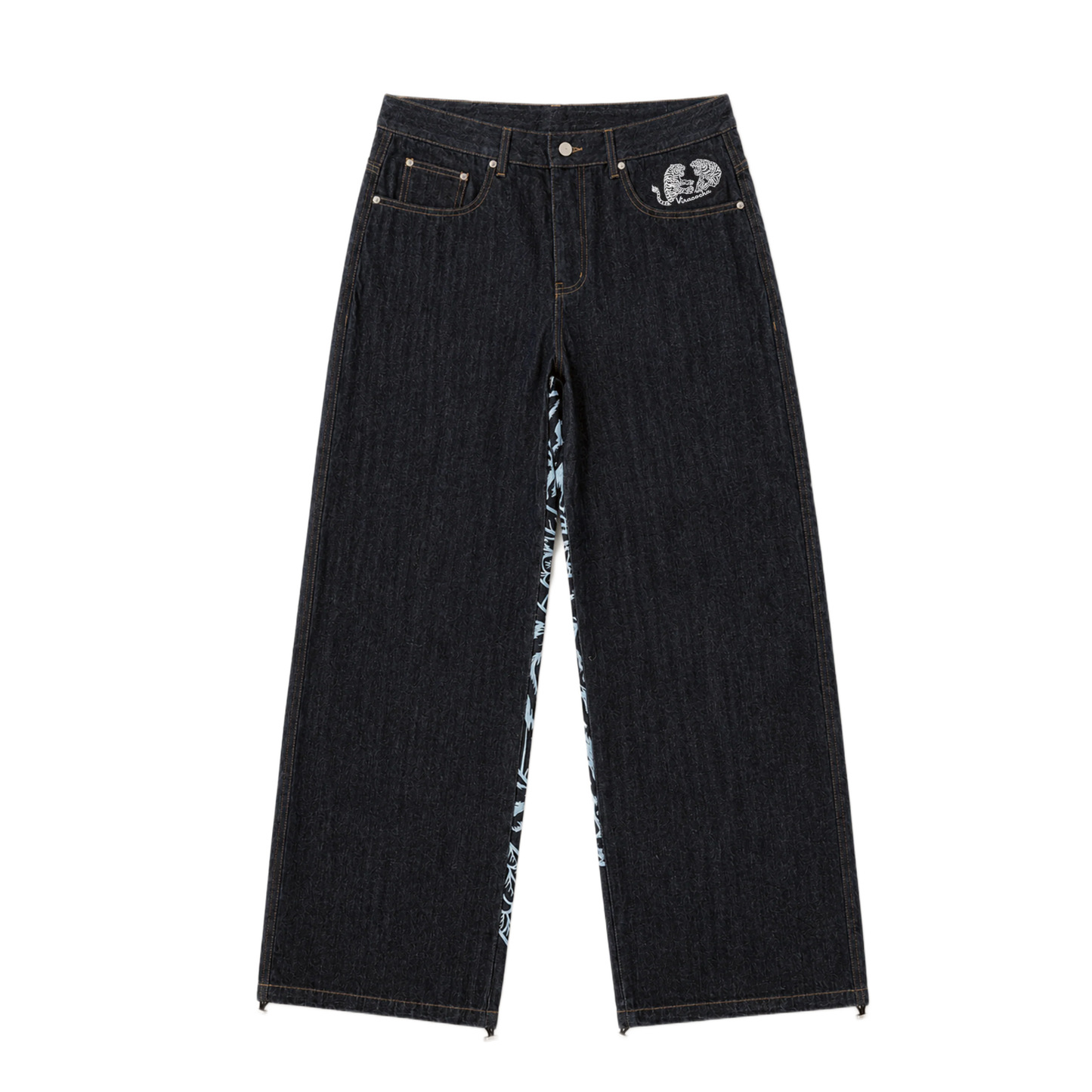Selvedge tiger trinity denim