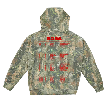 With Heaven on Top Camo Tour Hoodie