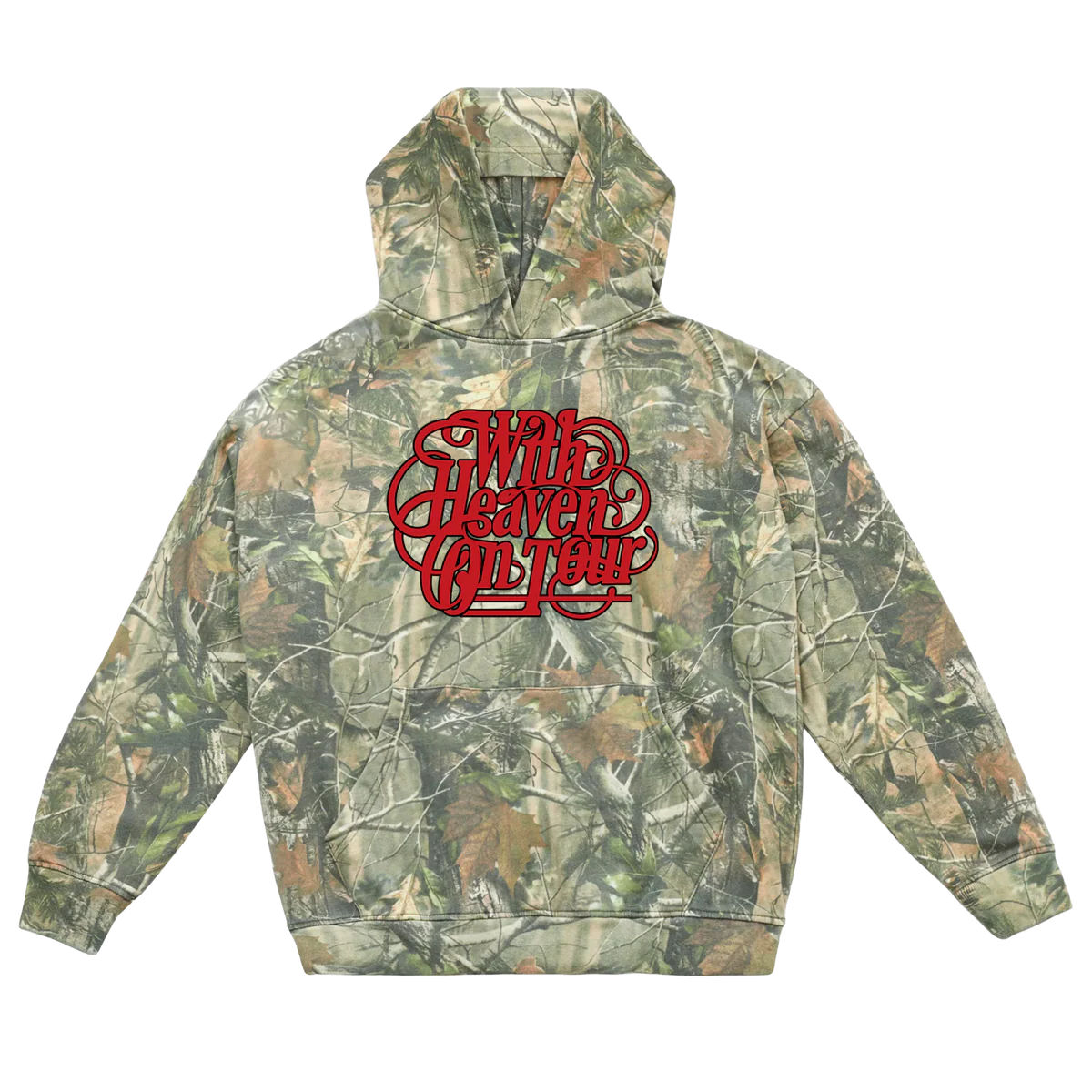 With Heaven on Top Camo Tour Hoodie
